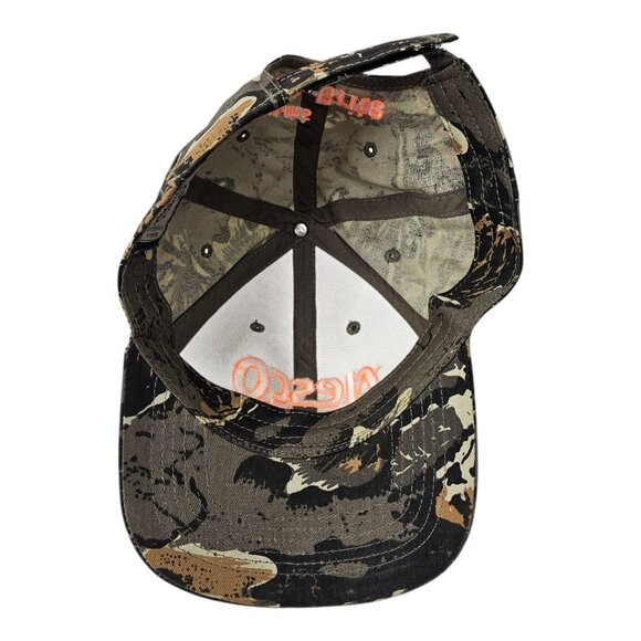 NESCO Camo Strapback Hat Trucker Baseball Embroidered 3D Logo Atlanta Cap - Picture 5 of 14